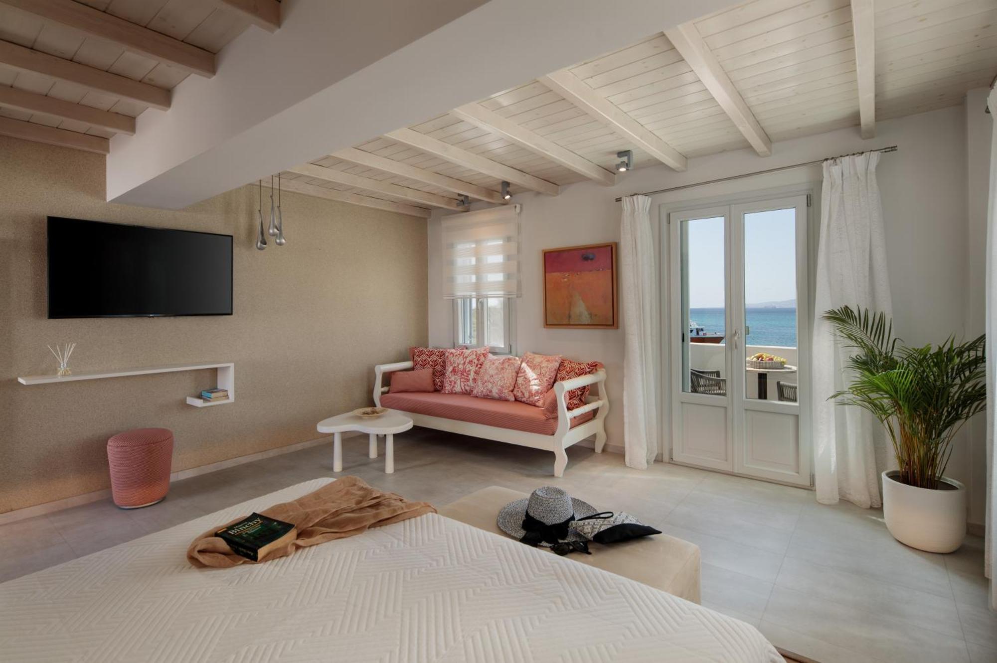Iria Beach Art Hotel Agia Anna  Phòng bức ảnh