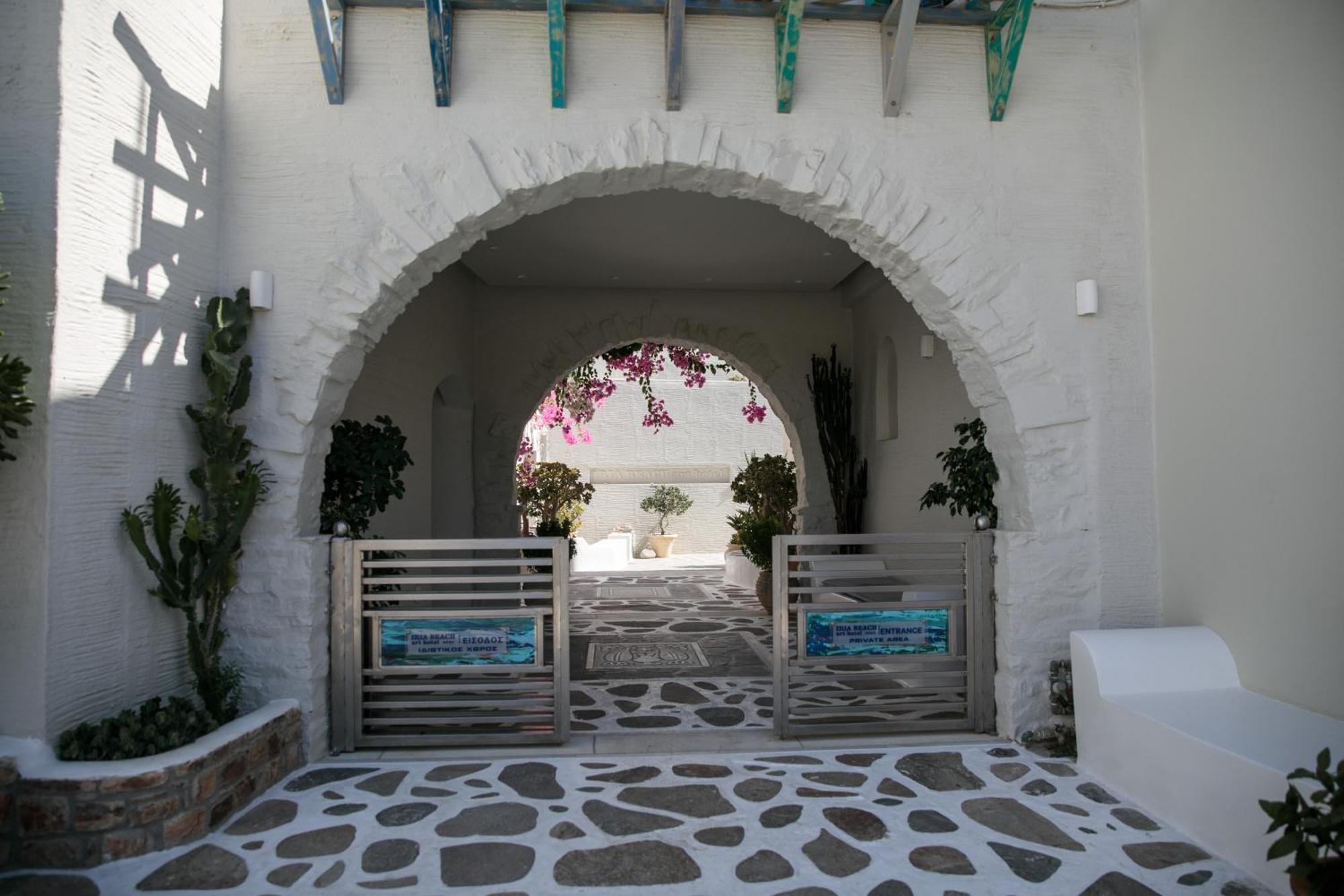 Iria Beach Art Hotel Agia Anna  Ngoại thất bức ảnh