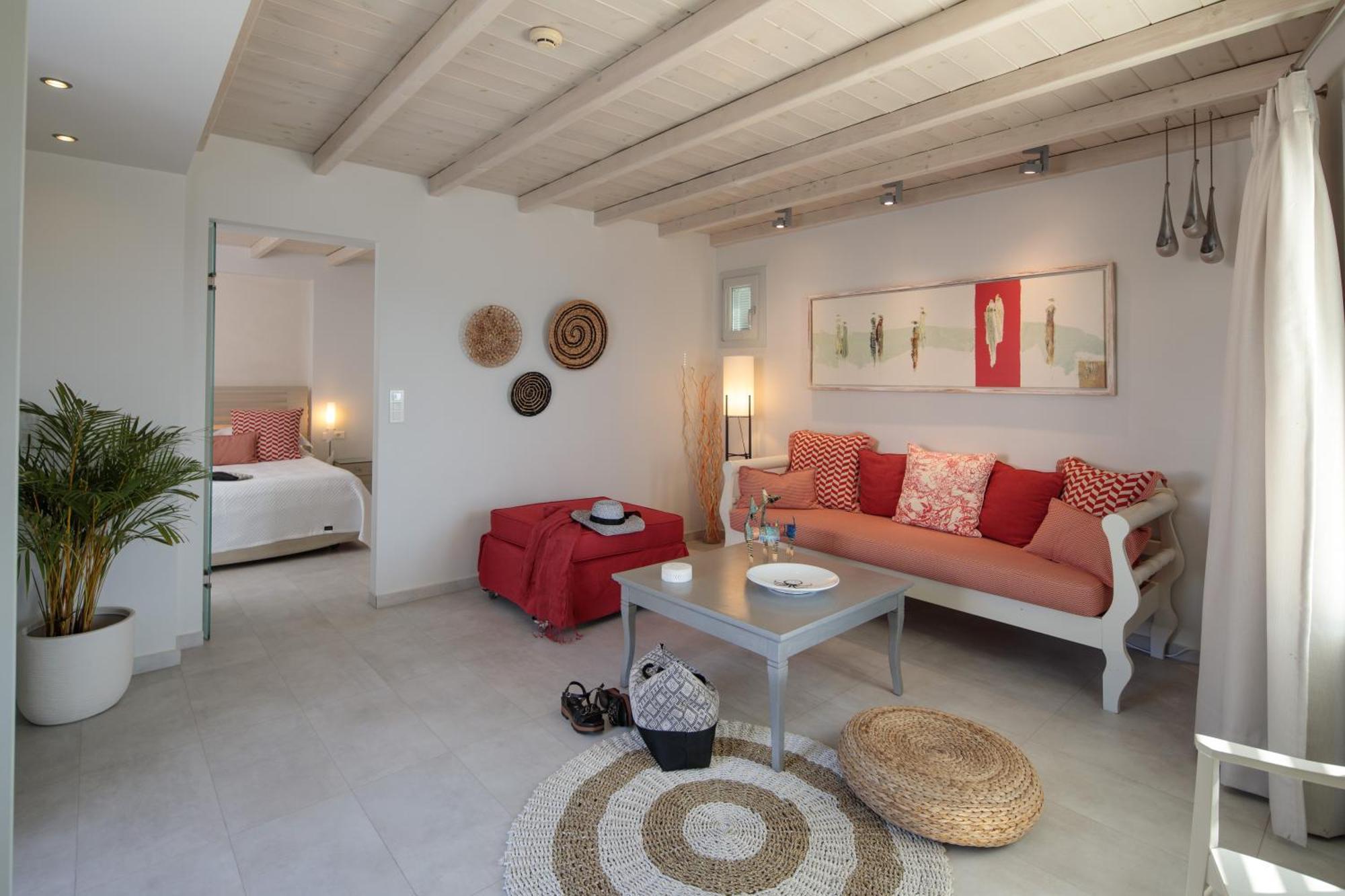 Iria Beach Art Hotel Agia Anna  Phòng bức ảnh