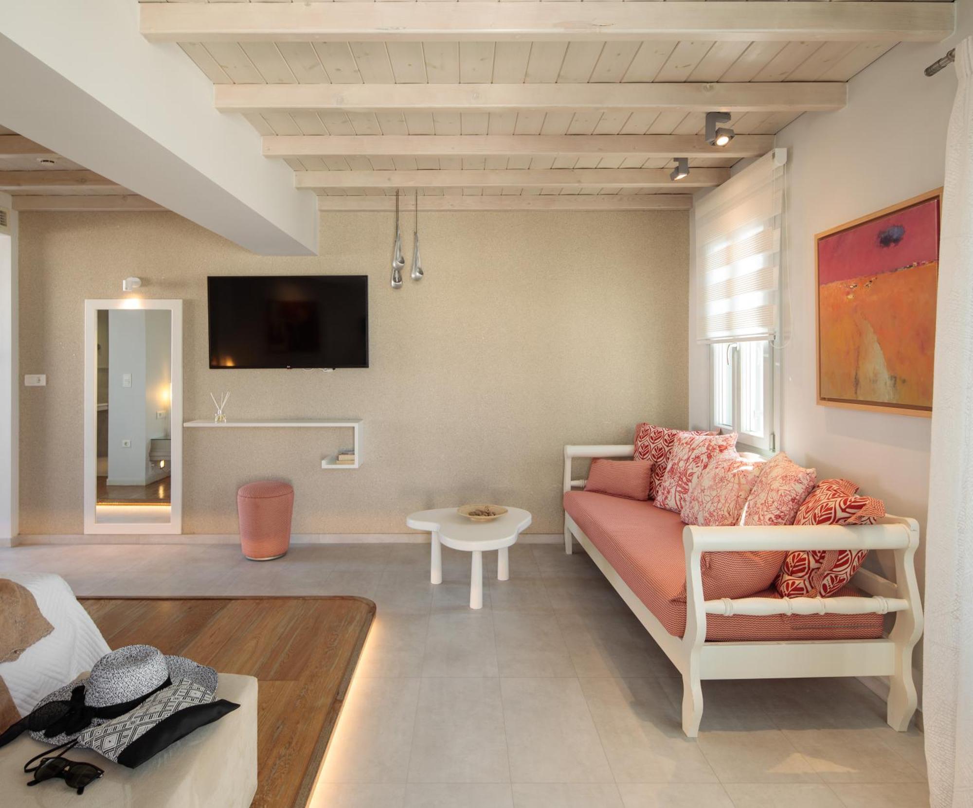 Iria Beach Art Hotel Agia Anna  Phòng bức ảnh